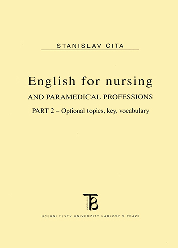 English for nursing and paramedical professions. Part 2