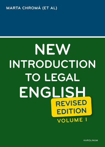New Introduction to Legal English I. Revised Edition 