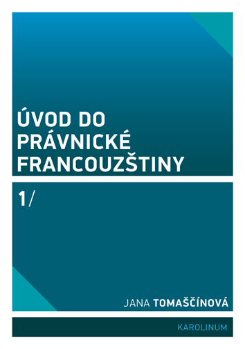 Úvod do právnické francouzštiny 1