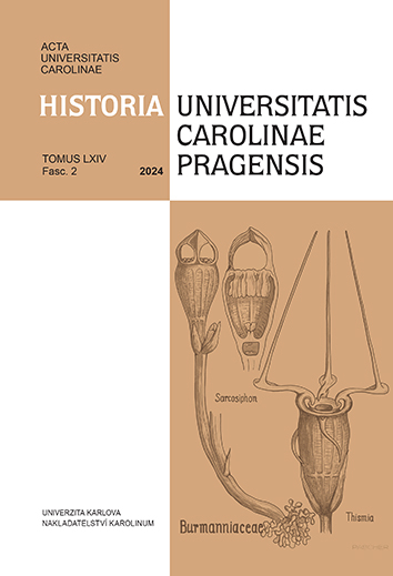 AUC HISTORIA UNIVERSITATIS CAROLINAE PRAGENSIS