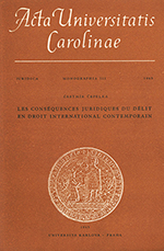 AUC IURIDICA MONOGRAPHIA