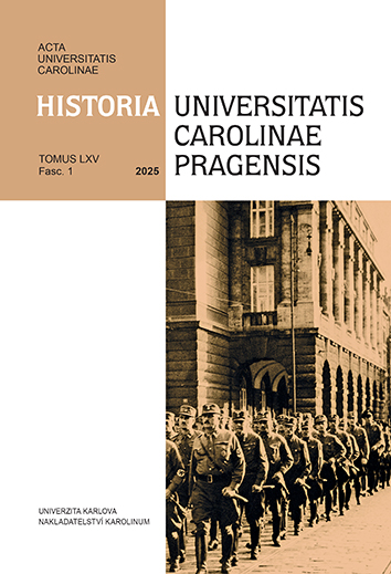 AUC HISTORIA UNIVERSITATIS CAROLINAE PRAGENSIS
