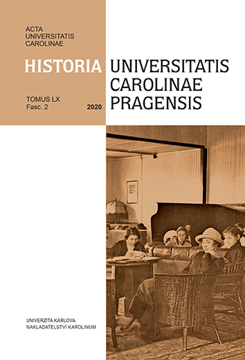 AUC HISTORIA UNIVERSITATIS CAROLINAE PRAGENSIS