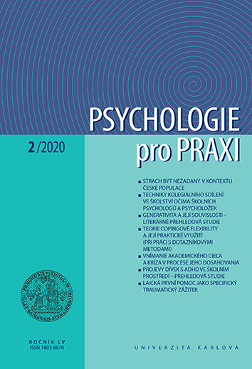 PSYCHOLOGIE PRO PRAXI